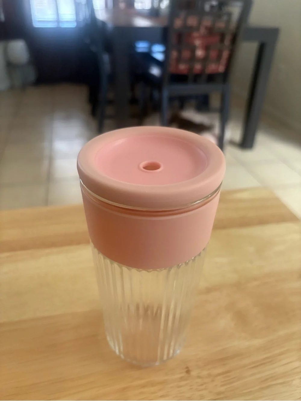 Pink Glass Tumbler